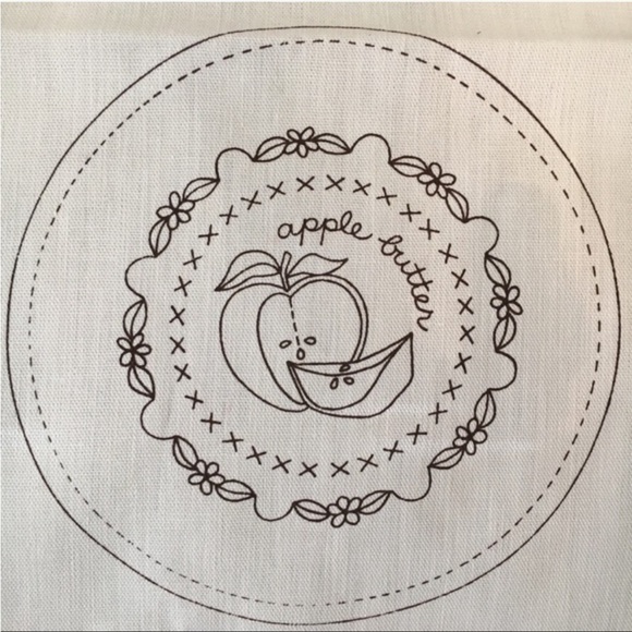 THE CREATIVE CIRCLE Stitchery Kit Canning Jar Lids - Picture 9 of 10